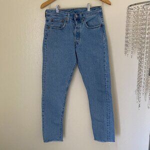 Levi's 501 SKINNY WOMEN'S JEANS Light Wash FILIFORME W26 L28